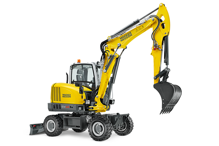 Mobilbagger Wacker Neuson EW 65 » Baumaschinen Boneß GmbH