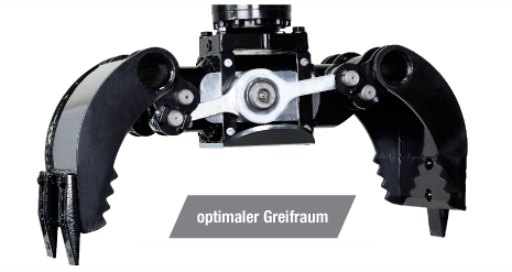 Sortiergreifer SG6040 MS03-08 für 5-10t Bagger » Baumaschinen Boneß GmbH