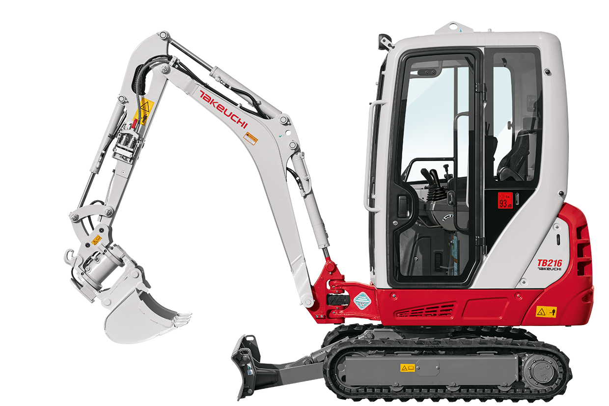 Minibagger Takeuchi TB216A V4 » Baumaschinen Boneß GmbH